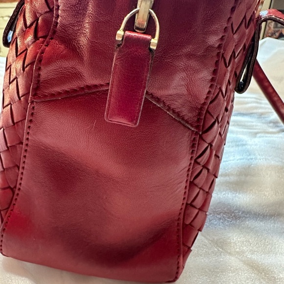Bottega Veneta red leather bag - Picture 12 of 16